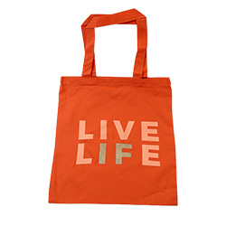 Live Life Tote Bag
